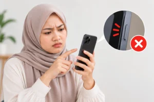 Tombol power HP tidak berfungsi